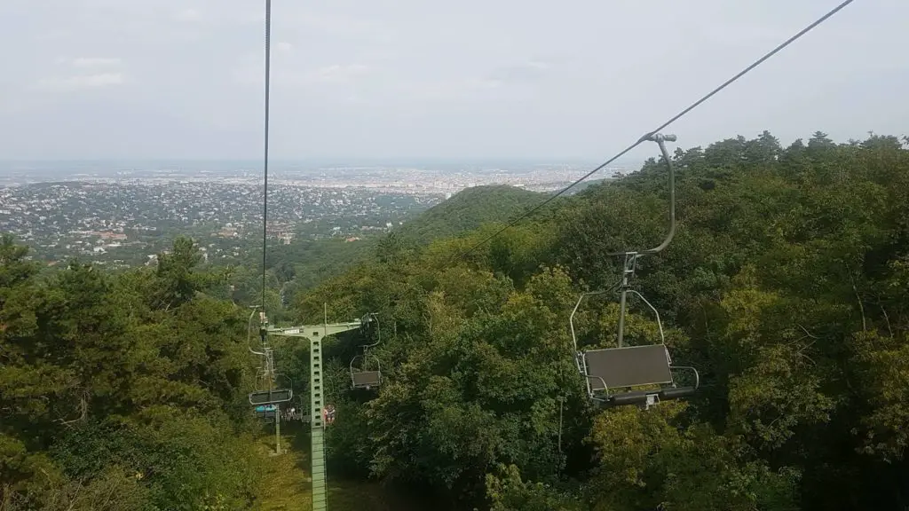 Beautiful panorama, chairlift