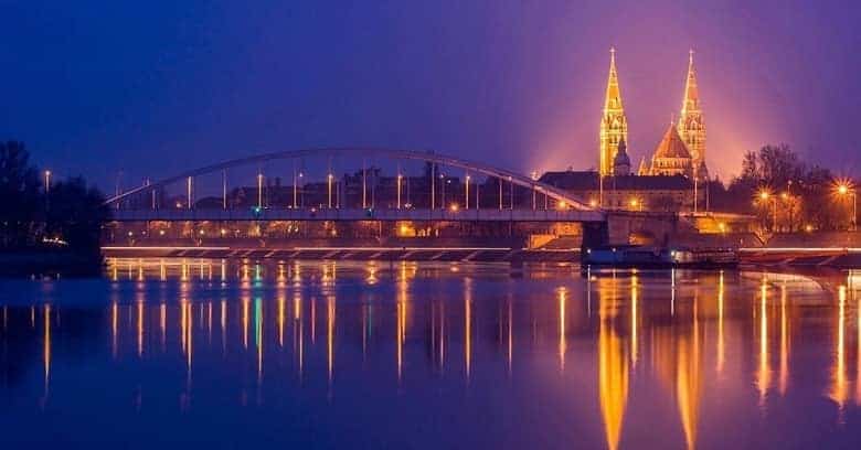 Szeged at night