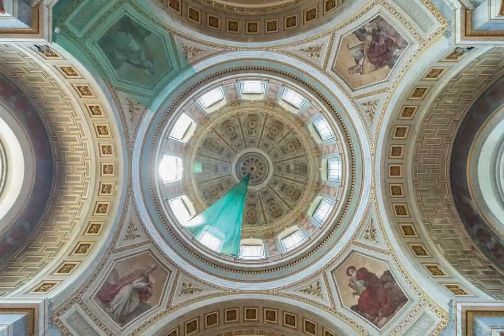 inside the Esztergom Basilica
