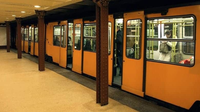 M1 metro in Budapest