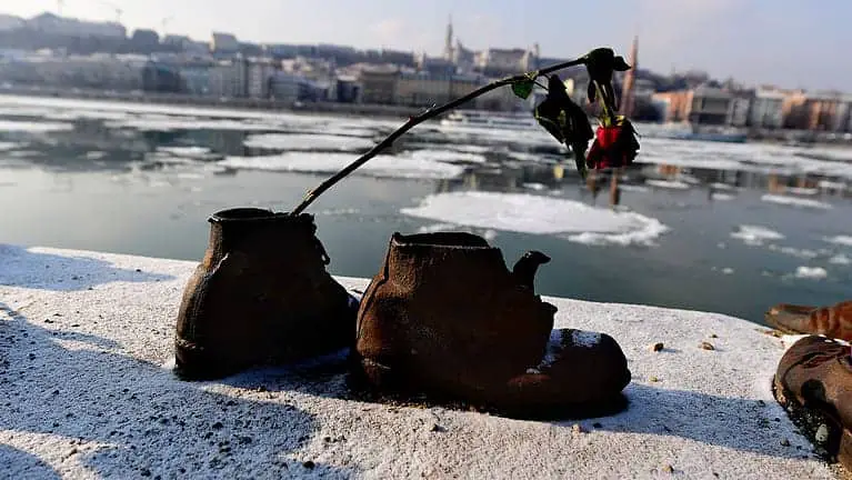 Shoes at the Danube