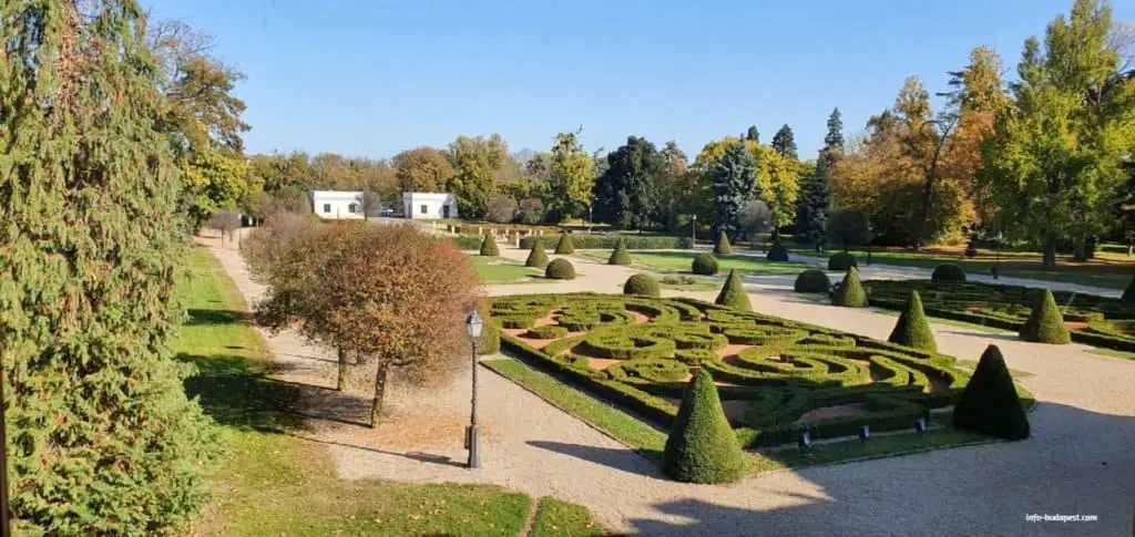 Nagycenk-Széchenyi Mansion, French garden