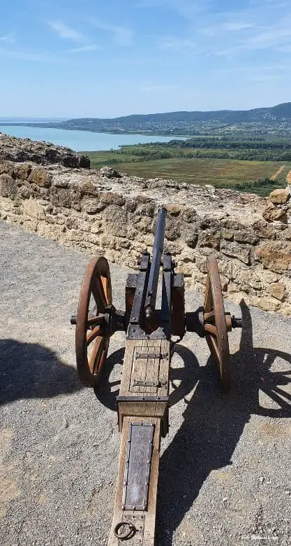 Cannon in Szigliget Castle