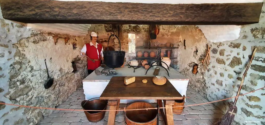 Castle kitchen