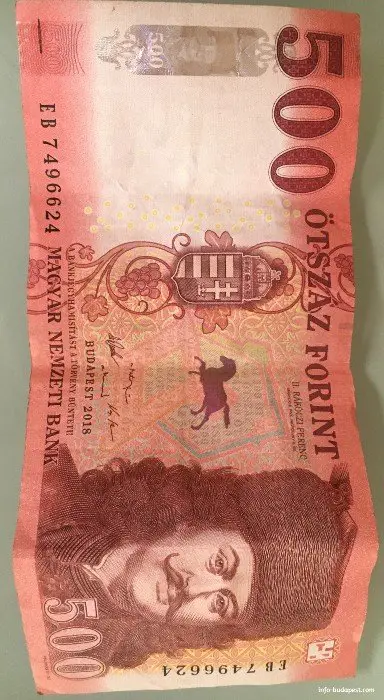 500 HUF banknote