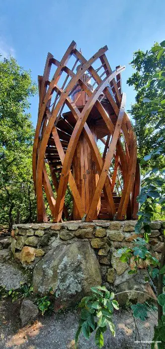 Lookout tower in Folly Arboretum